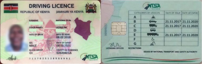 <strong>Class BCE Driving License in Kenya</strong>