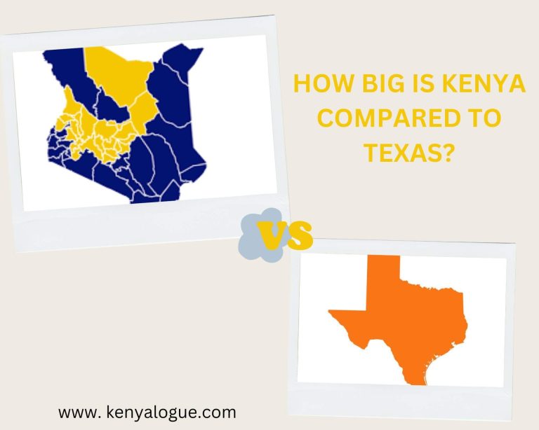 How Big Is Kenya Compared To Texas?