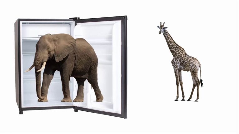 Solved: How Do You Put An Elephant In A Refrigerator?