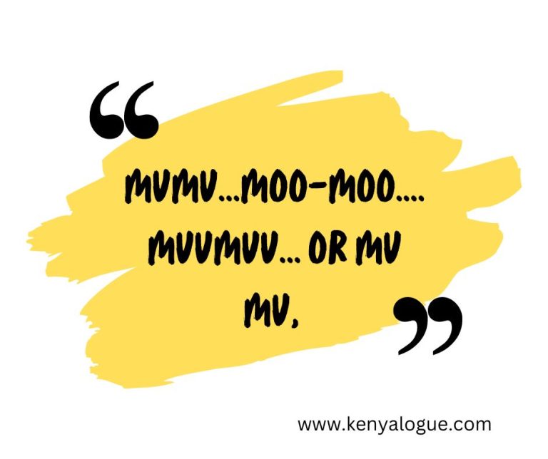What Mumu Means in Different Parts of the World Kenyalogue